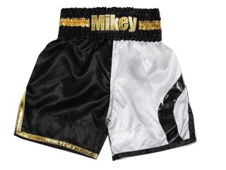 Personlig Boxing Shorts : KNBXCUST-2049-Sort-Hvid