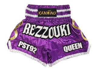 Personlig Muay Thai  shorts : KNSCUST-1250-Lilla